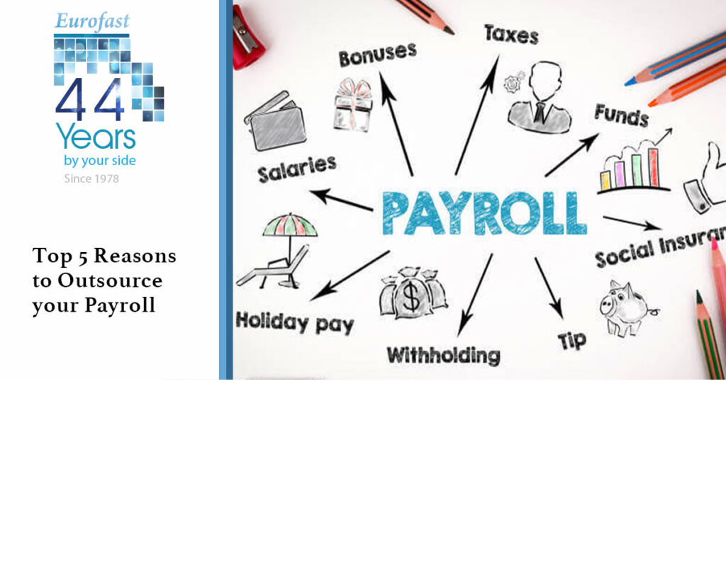 Top five reasons to outsource your payroll