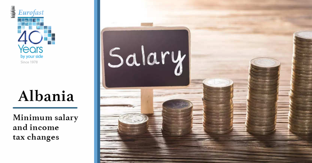 Albania: Minimum salary and income tax changes