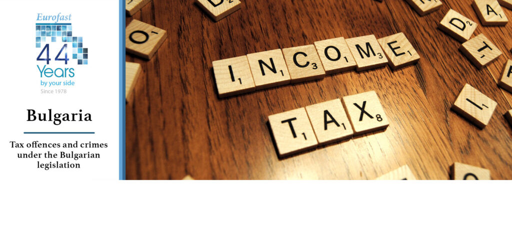 Tax offences and crimes under the Bulgarian legislation