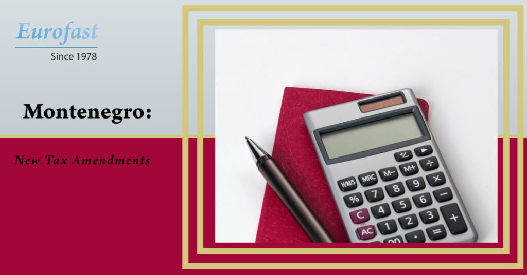 Montenegro: May Tax Updates
