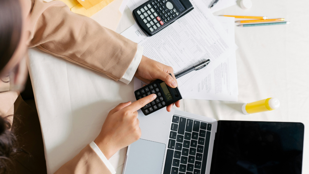 Person doing tax